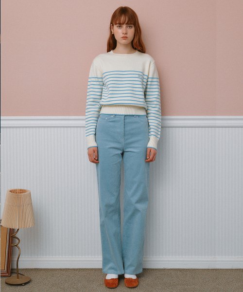 CORDUROY PANTS BLUE