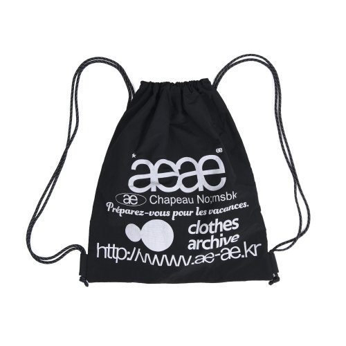 Web Logo Gym Sack -[BLACK]