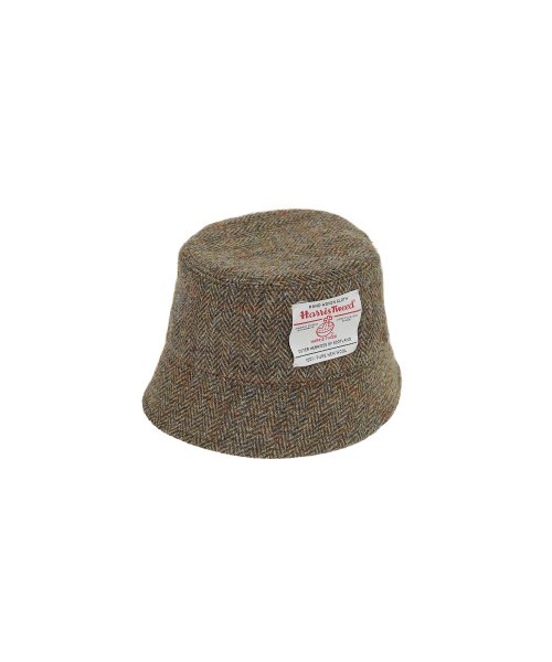 Harris Tweed Bucket Hat, Olive