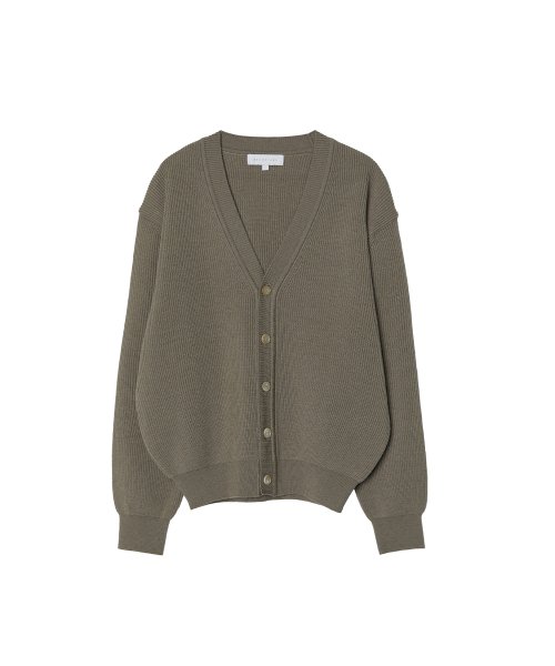 21fw Essential Cardigan, Grayish Brown