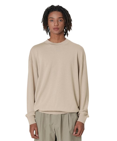 22ss Crewneck Sweater, Sand