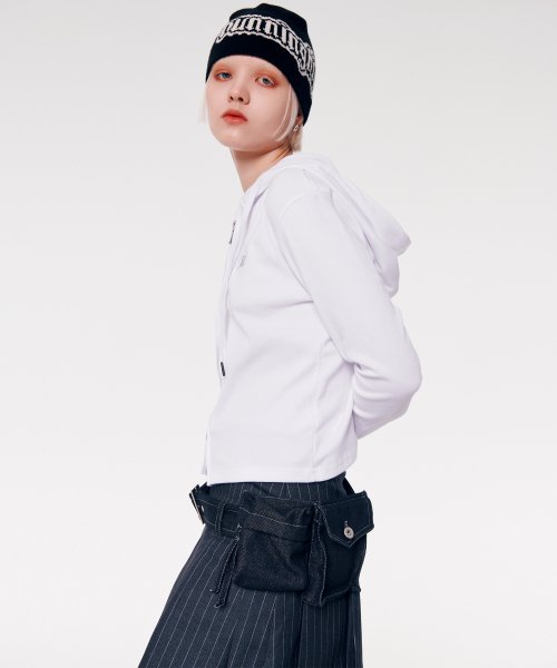 NON-FADE DENIM BELT POUCH [BLACK]