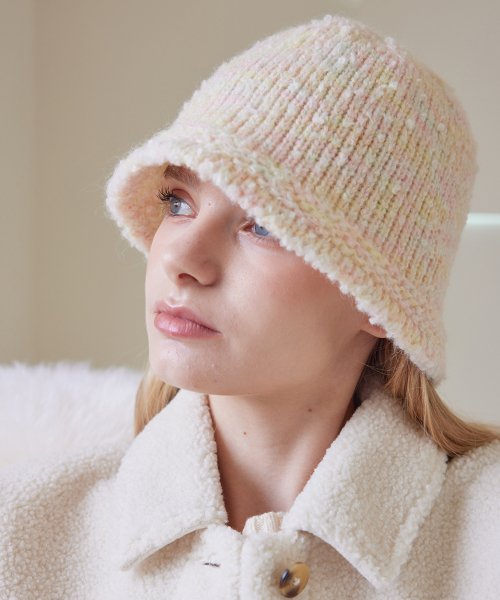 Bubble Gum Bucket Hat (Lemon Peach)