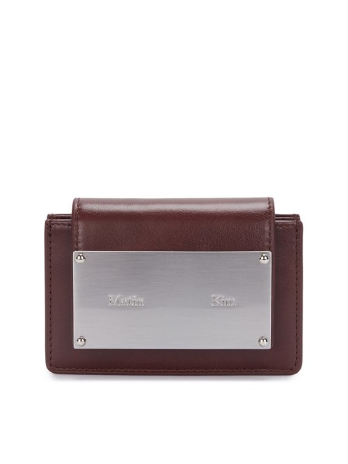 VINTAGE ACCORDION WALLET IN BROWN