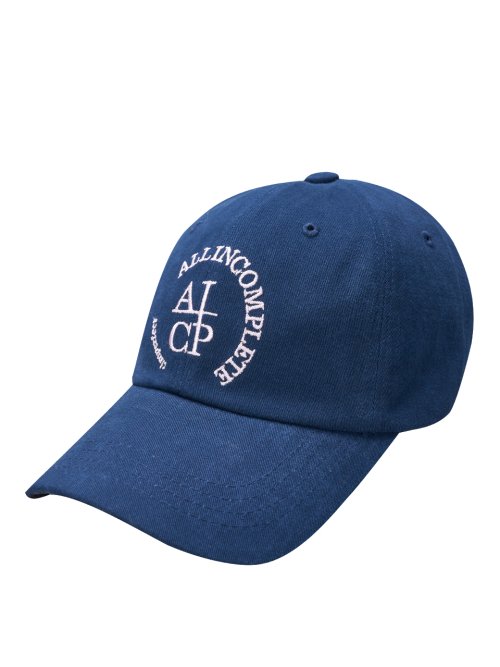 Round Logo Ball Cap (Navy(Pink))