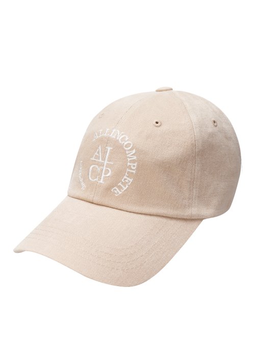 Round Logo Ball Cap (Sand Beige)