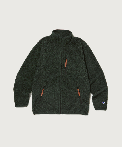 후리스 집업 자켓 Dark Green