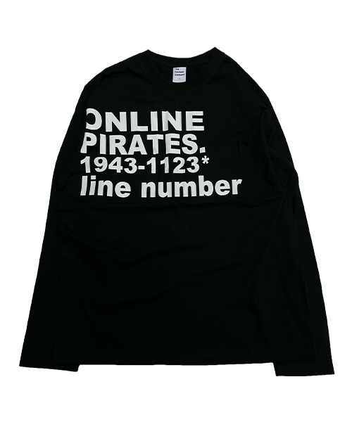 TCM online long sleeve (black)