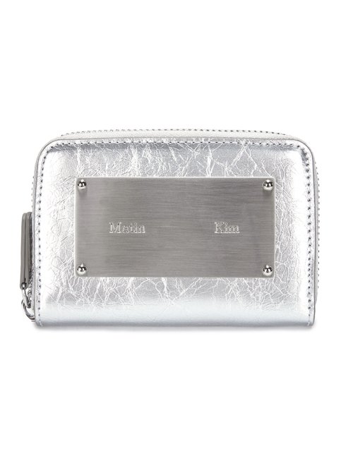 VINTAGE COMPACT WALLET IN SILVER