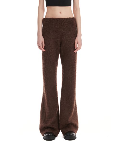 Brown Brushed Pants