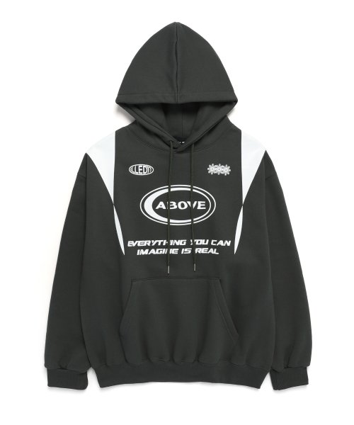 ABOVE LOGO HOODIE WATERMELON