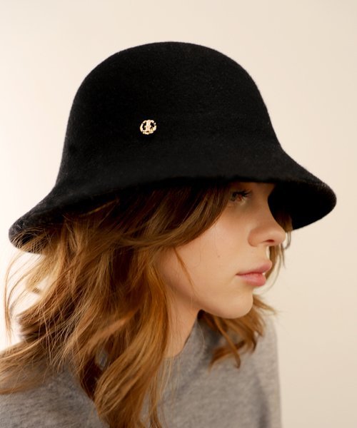 울100 블랙 버킷햇 _ Wool100 Black Bucket Hat