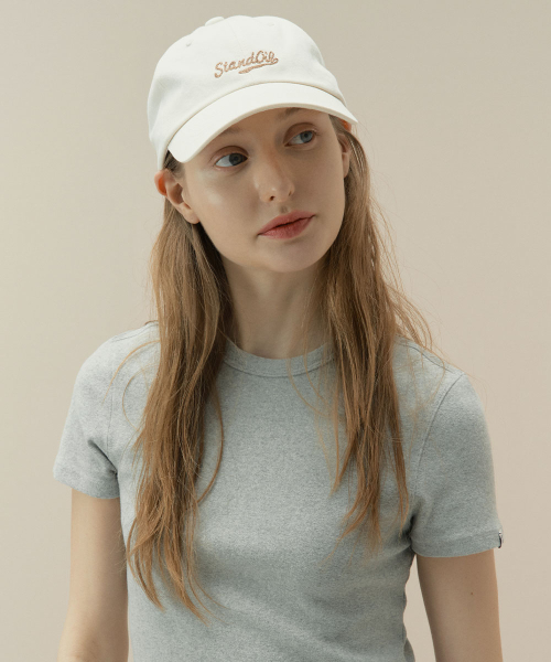 Stand Logo Ball Cap · 스탠드 로고 볼캡