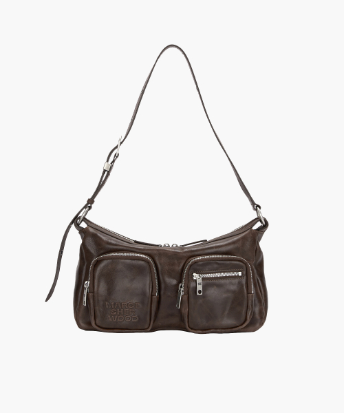 OUTPOCKET HOBO_washed brown pull-up