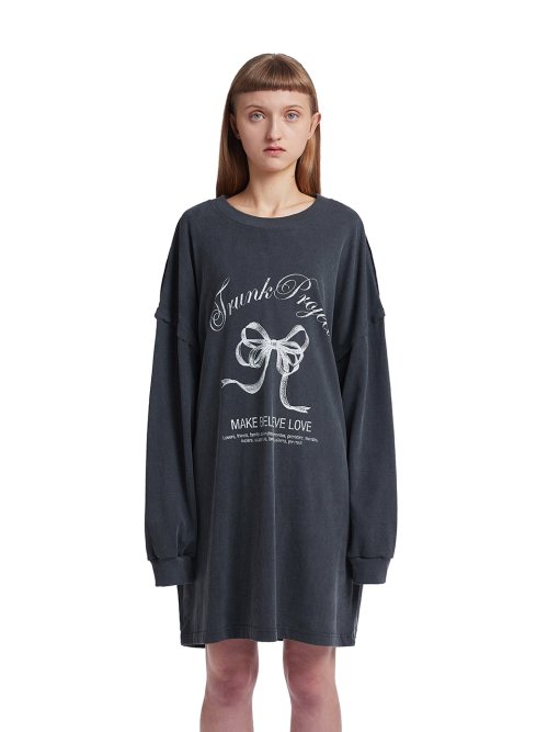 Printed Long Sleeve T-Shirt_Grey