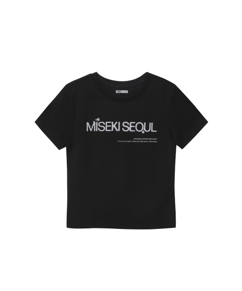 Logo short sleeves BLACK
