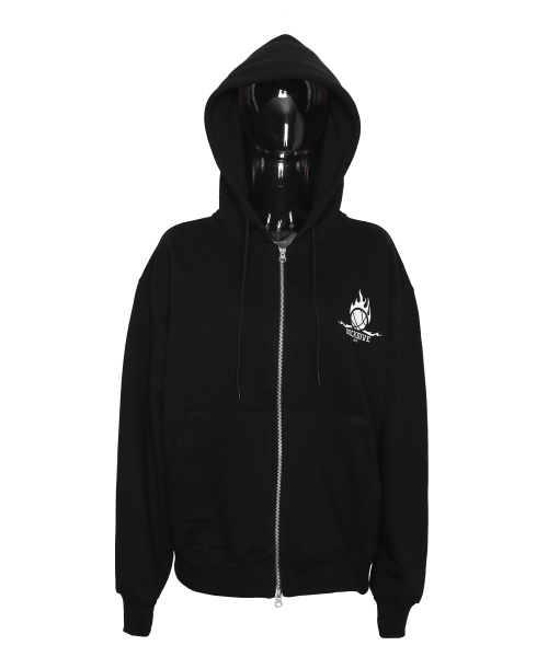 D HOOP 2WAY ZIPUP HOODIE