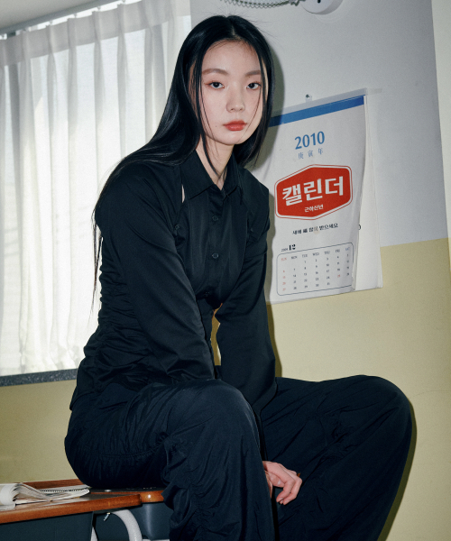 2WAY BOLERO SHIRT [BLACK]