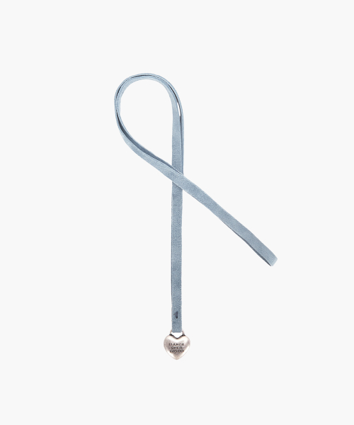 HEART CHARM_blue suede