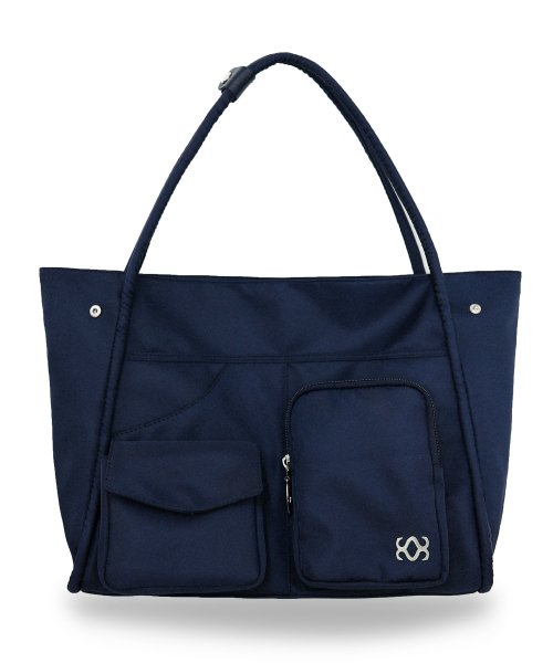 [Nylon] tidi cargo bag (all navy)
