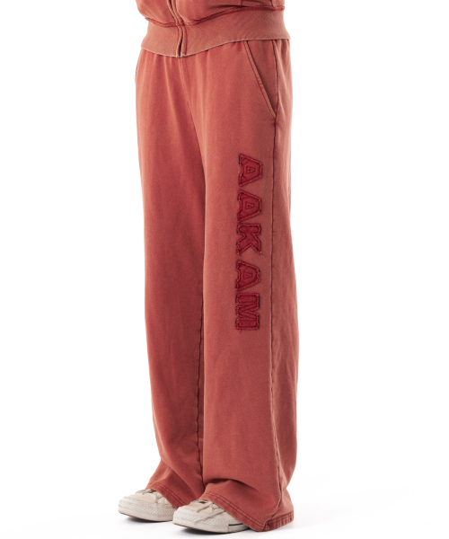 Washed Logo Sweatpants (Red)