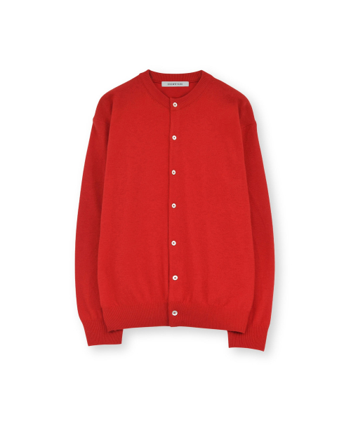 Round Cardigan, Red