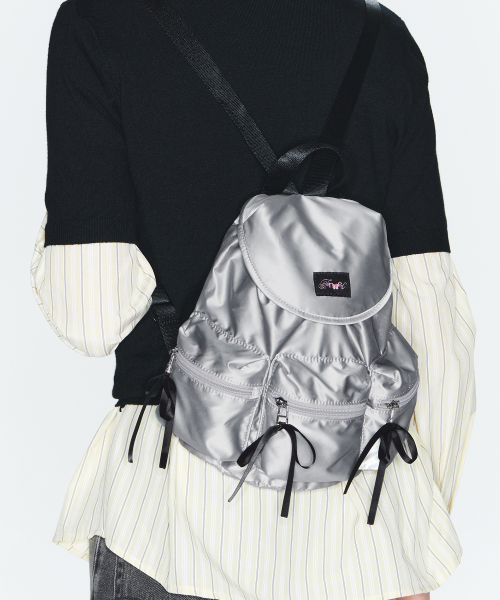 BERRY POCKET BACKPACK - SILVER