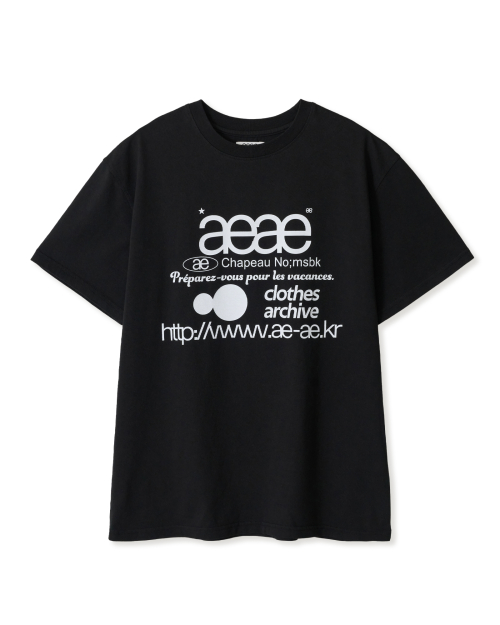 WEB LOGO T-SHIRTS [BLACK]