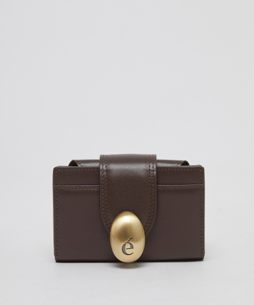 Egg lock wallet(Choco spread)_OVADX25012DKB