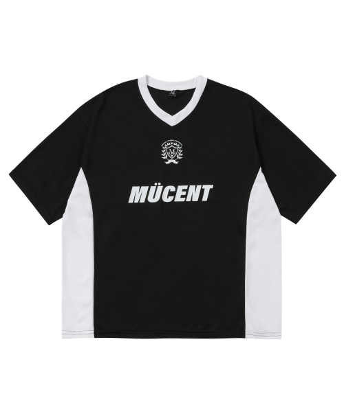 Soccer uniform football T (Black, White)