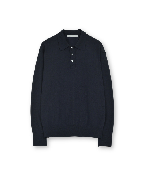 Knit Pique Shirt, Dark Navy