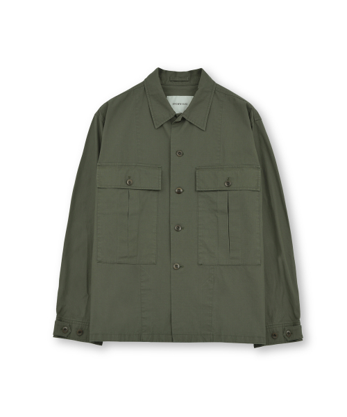 Military Shirt Jacket, Olive