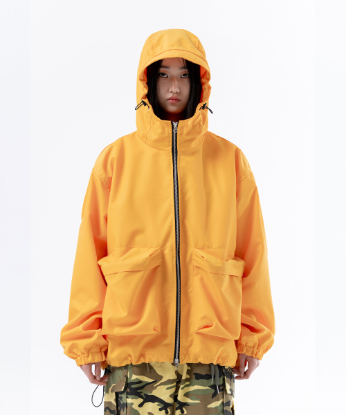 POLY TWIL WINDBREAKER YELLOW