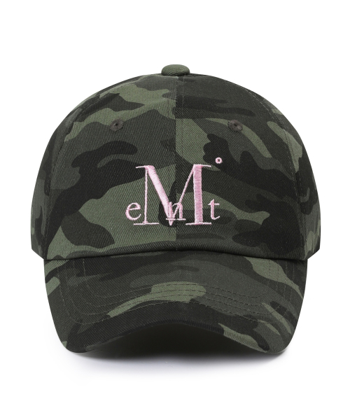Signature camo ball cap (Khaki-baby pink, Gray)