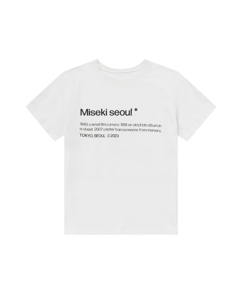 Misekiseoul short sleeves WHITE