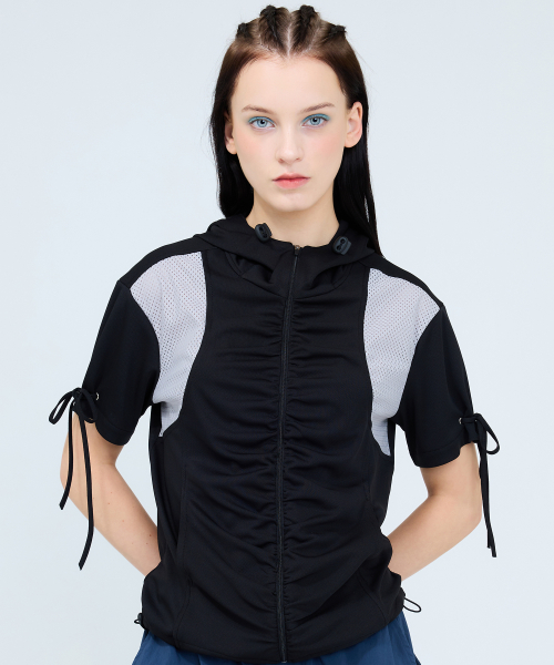 RT MESH ZIPUP(BLACK)