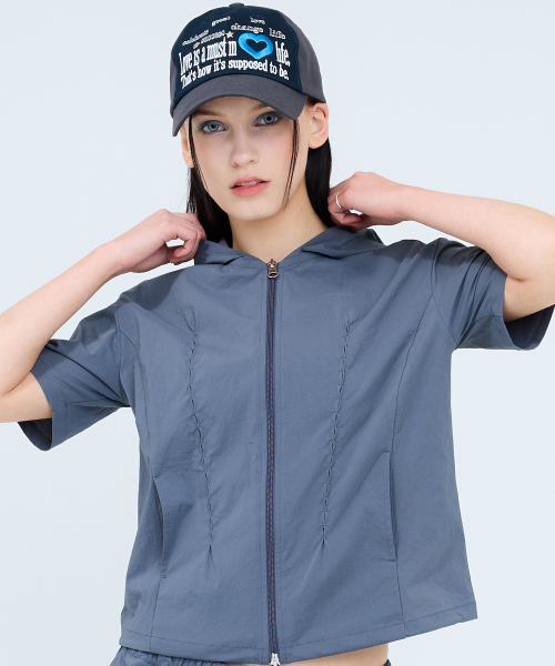 RT COMFY WINDBREAKER(CHARCOAL)