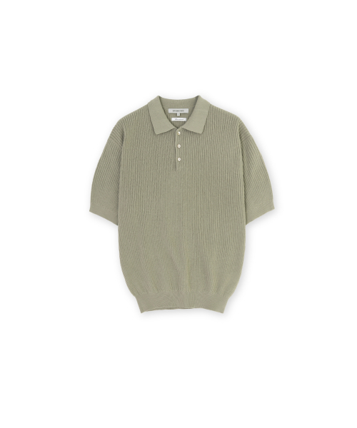 Knit Polo Shirt, Vintage Khaki