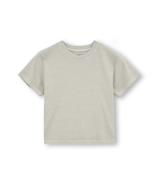 W Washed Baby T Shirt, Washed Beige