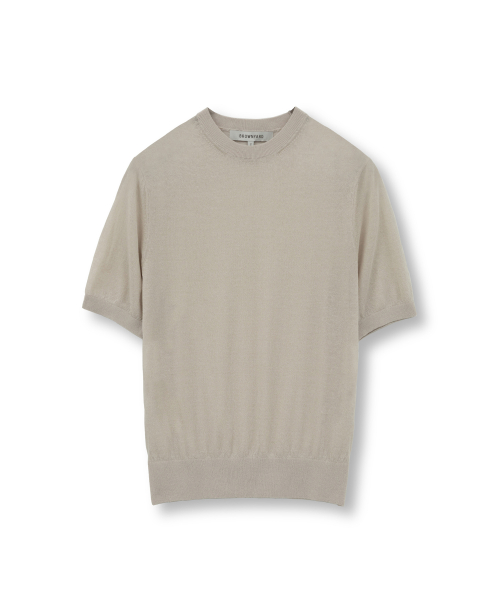 W Essential Half Knit, Beige