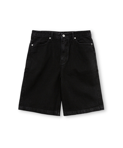 24SS Denim Shorts, Black