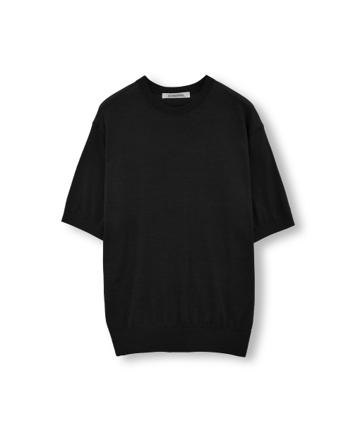 Supima Cotton Half Knit, Blak