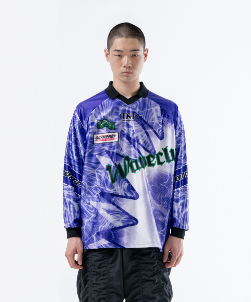 UNDERWATER SPORTS COLLAR JERSEY LONG SLEEVE PURPLE