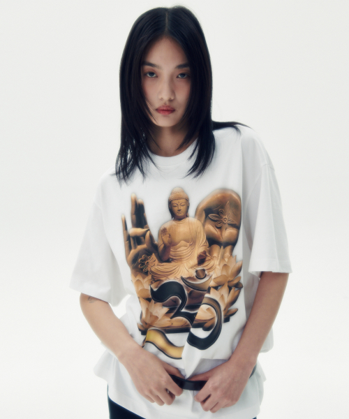 ORIENTAL TOUCH H/S TEE [WHITE]
