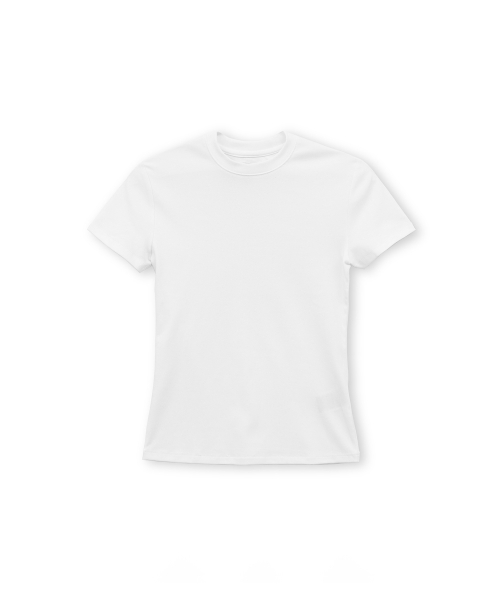 W Shrunk T Shirt, White