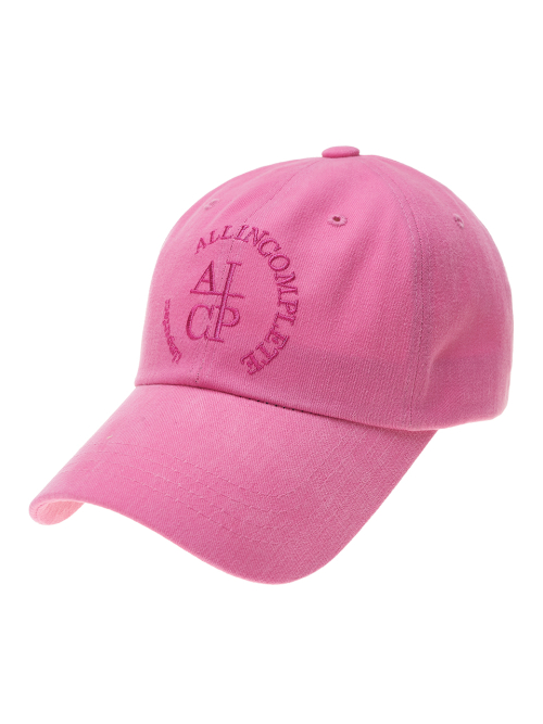 Round Logo Ball Cap (Pink)