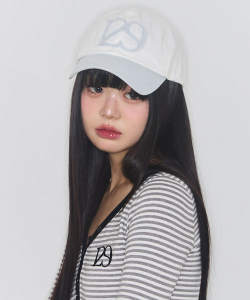 129 Applique Ball Cap Sky