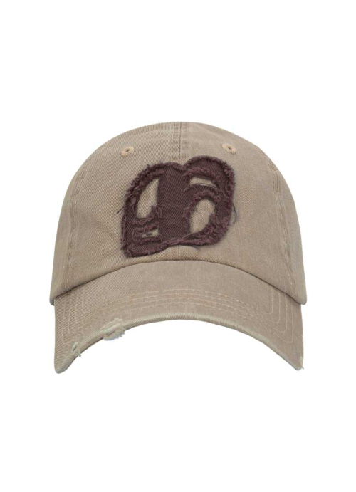PATCH BALL CAP / BEIGE