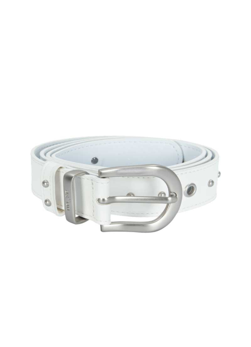 TWINS EYELET BELT / WHITE
