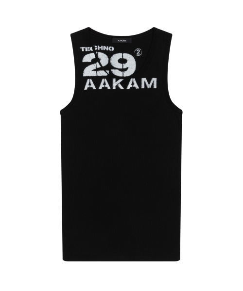 29 Printed Sleeveless (Black)